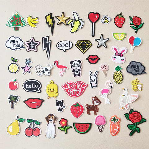 Christmas tree Star Patch Embroidery Patches For Clothing Cute Cat Animal  Iron On Patches On Clothes fruit Watermelon Sticker - Price history &  Review, AliExpress Seller - belong your trend Store